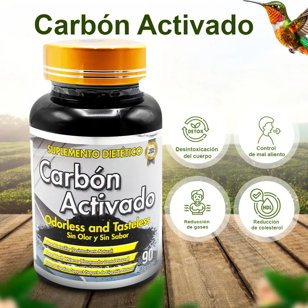 Carbon Activado Suplemento El Colibri