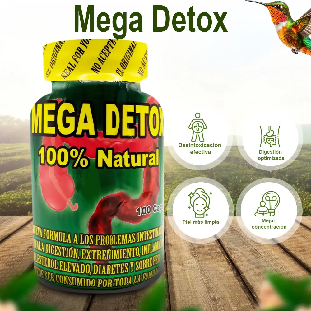 Suplemento Mega Detox El Colibri