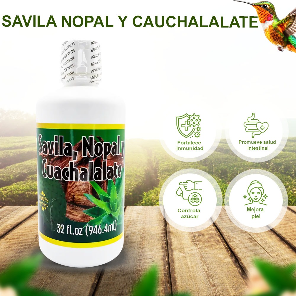 Savila Nopal y Cauchalalate El Colibri