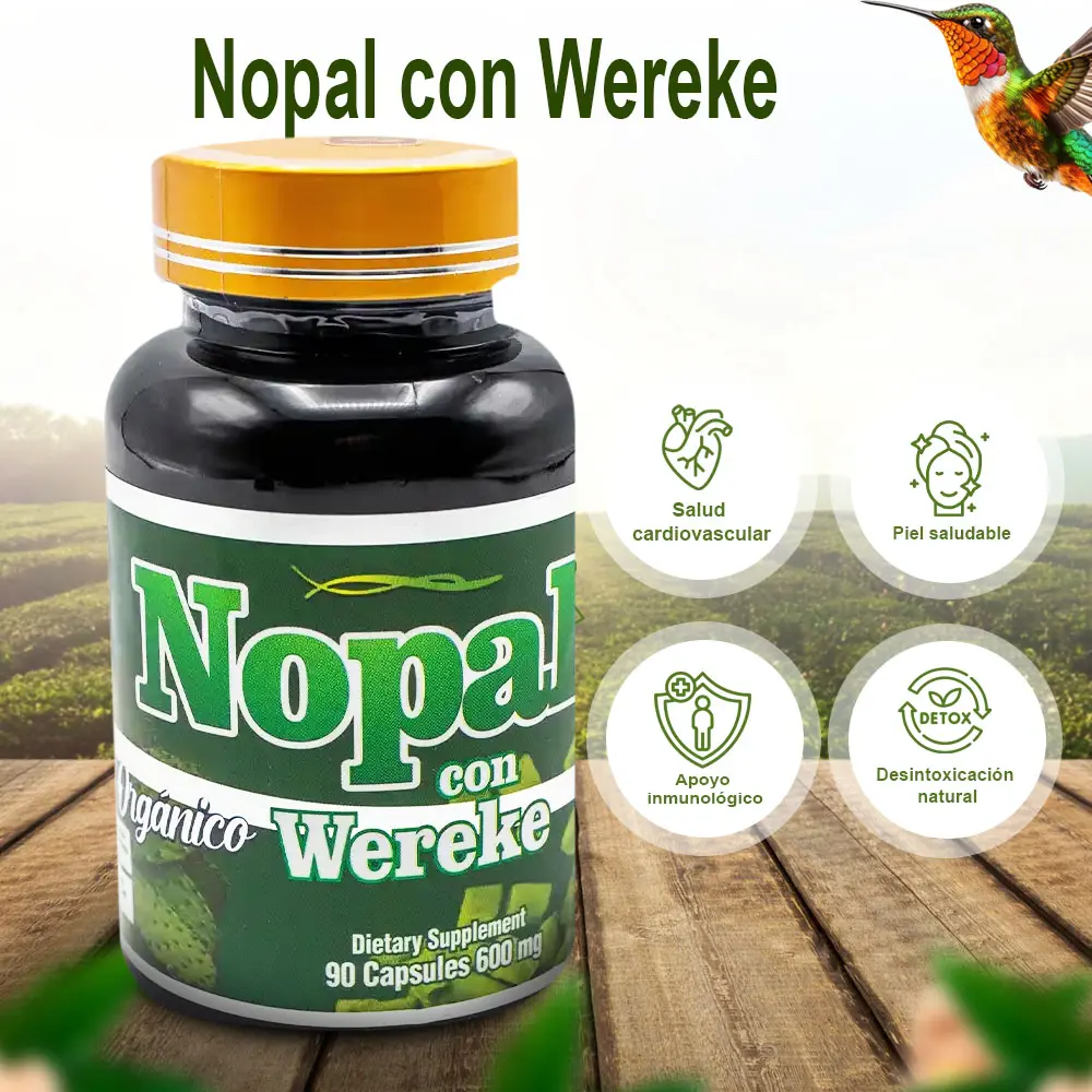 Suplemento Nopal Con Wereke El Colibri